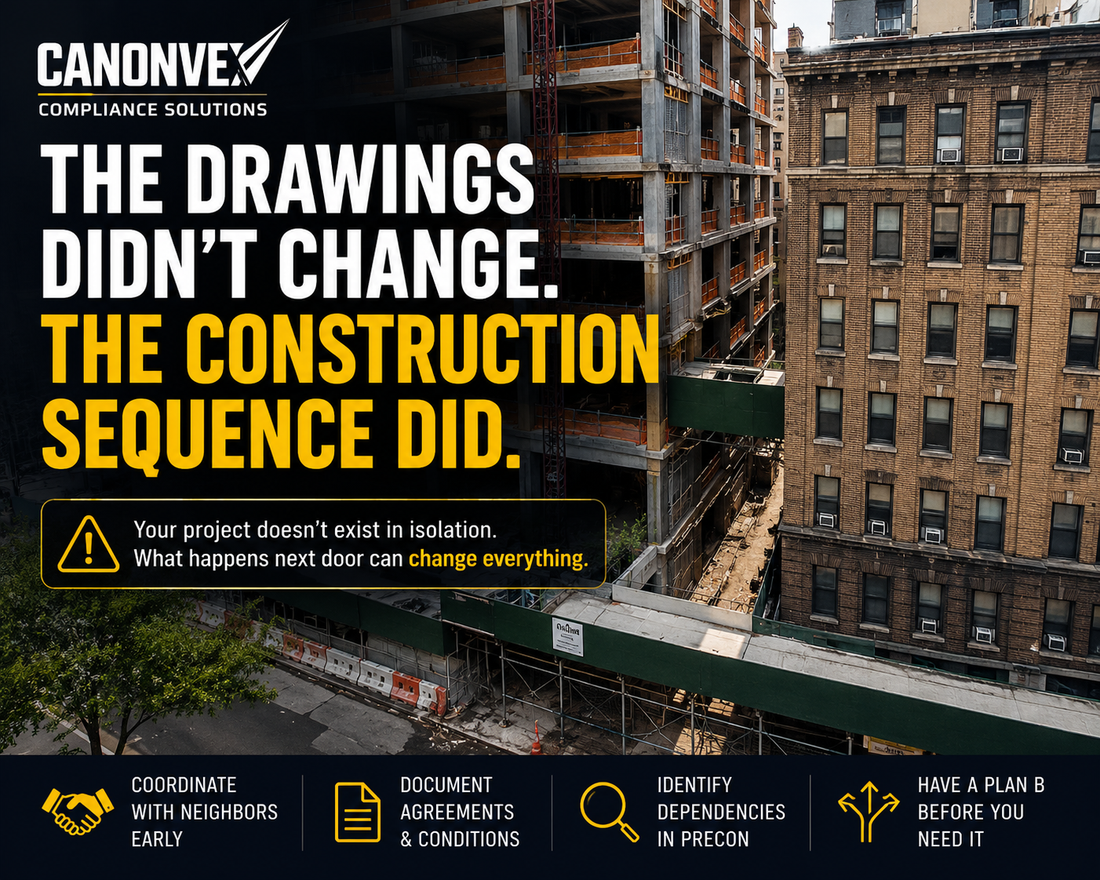 The Drawings Didn’t Change. The Construction Sequence Did