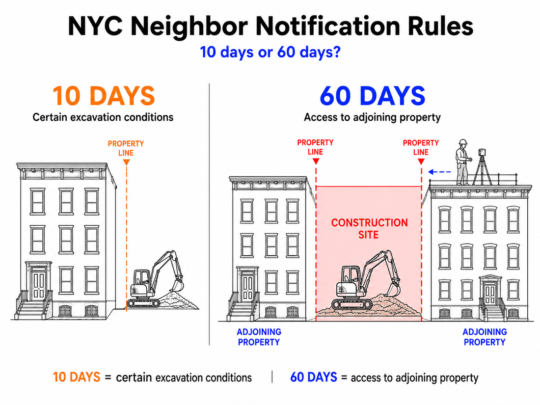 10 Days or 60 Days? NYC’s Neighbor Notification Rules Explained