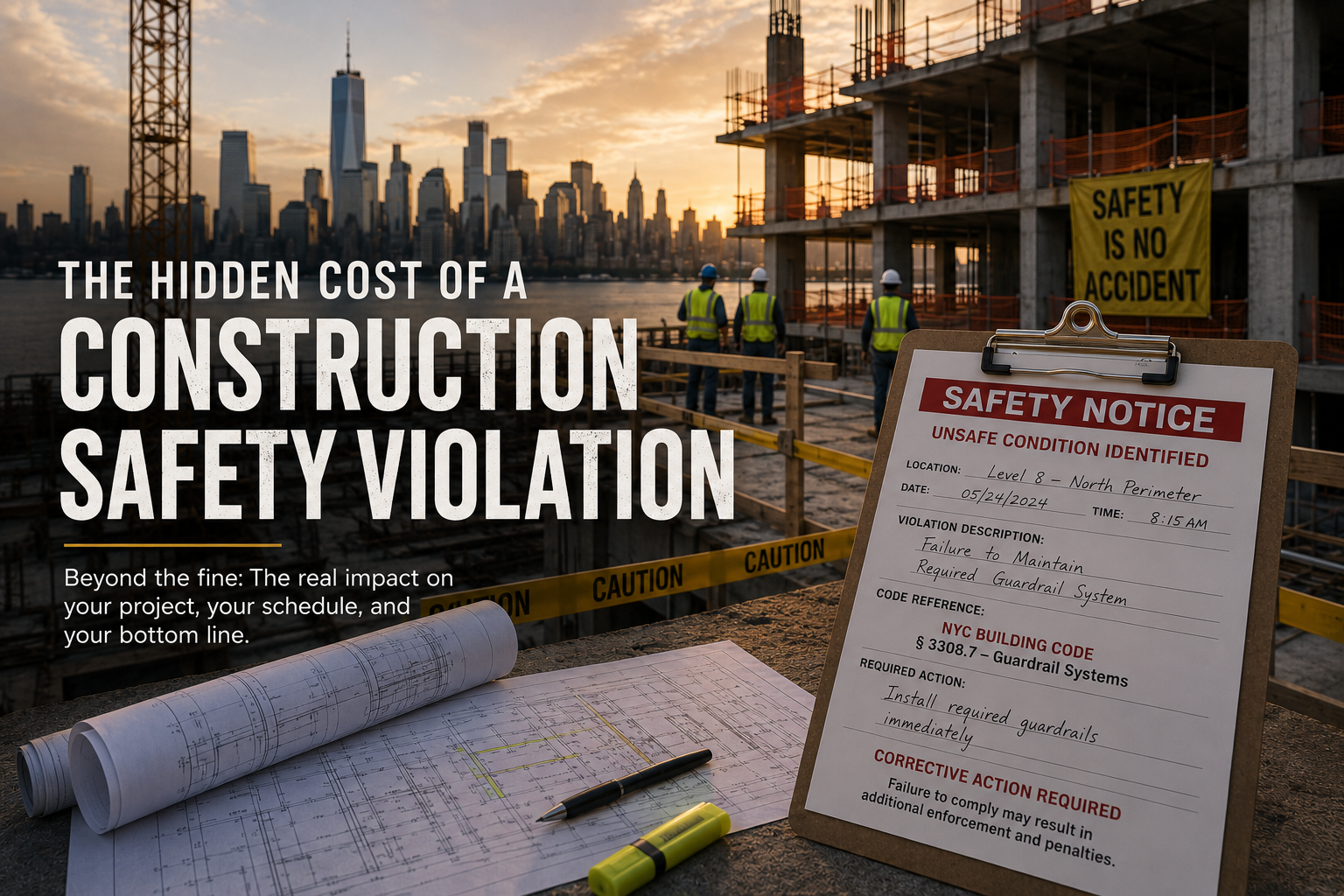 NYC construction safety violation costs beyond the fine